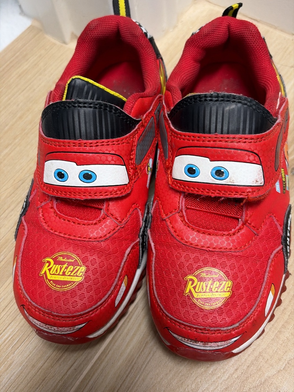 Red Lightning McQueen Kids Sneakers (Rust-eze)